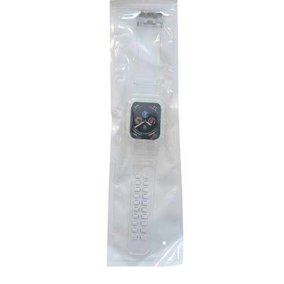 Transparent Sports Watch Band with Built in Watch Case - Picture 2 of 14